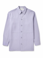 Jil Sander - Wool-Gabardine Overshirt - Purple