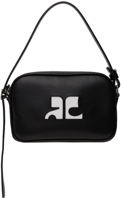 Photo: Courrèges Black Slim Leather Camera Bag