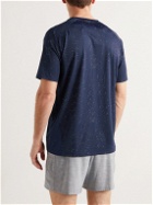 Castore - Nereid Printed Mesh-Panelled Running T-Shirt - Blue