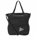 and wander Sil Tote Bag in Black 