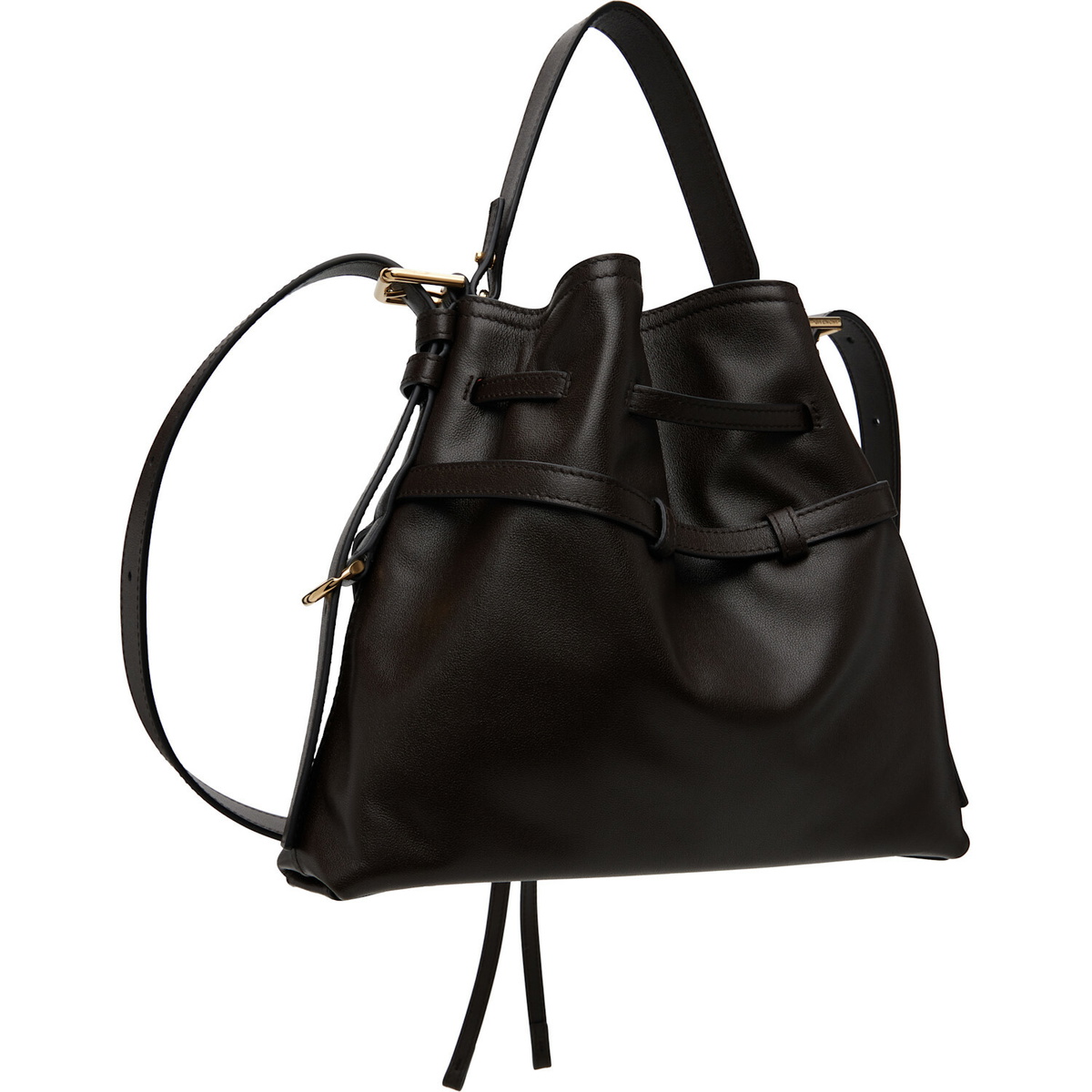 Givenchy Brown Small Voyou Bucket Bag