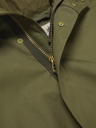 Nudie Jeans - Christian Cotton-Gabardine Hooded Parka - Green