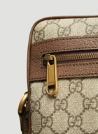 Small Ophidia Messenger Bag in Beige