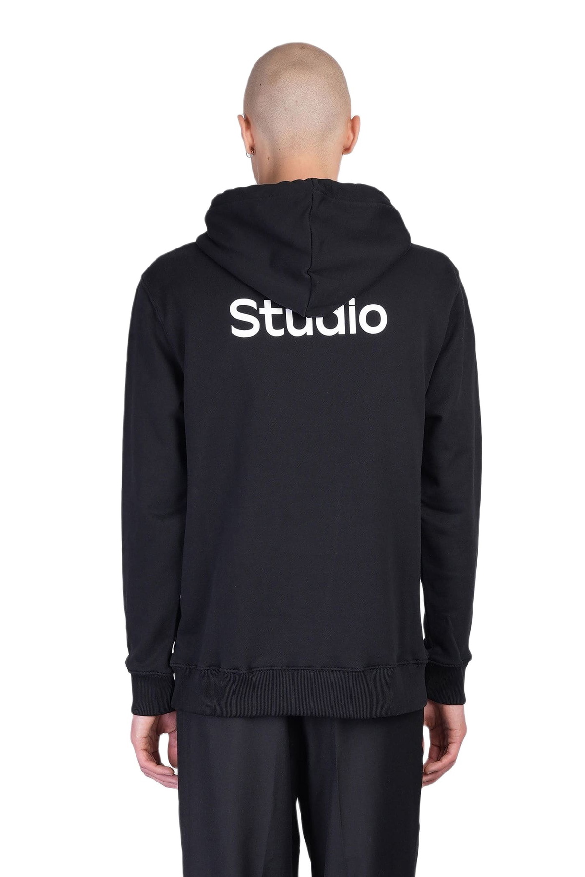 Études Sweatshirt In Black Cotton