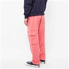 Pangaia Double Jersey Cargo Pant in Lotus Pink