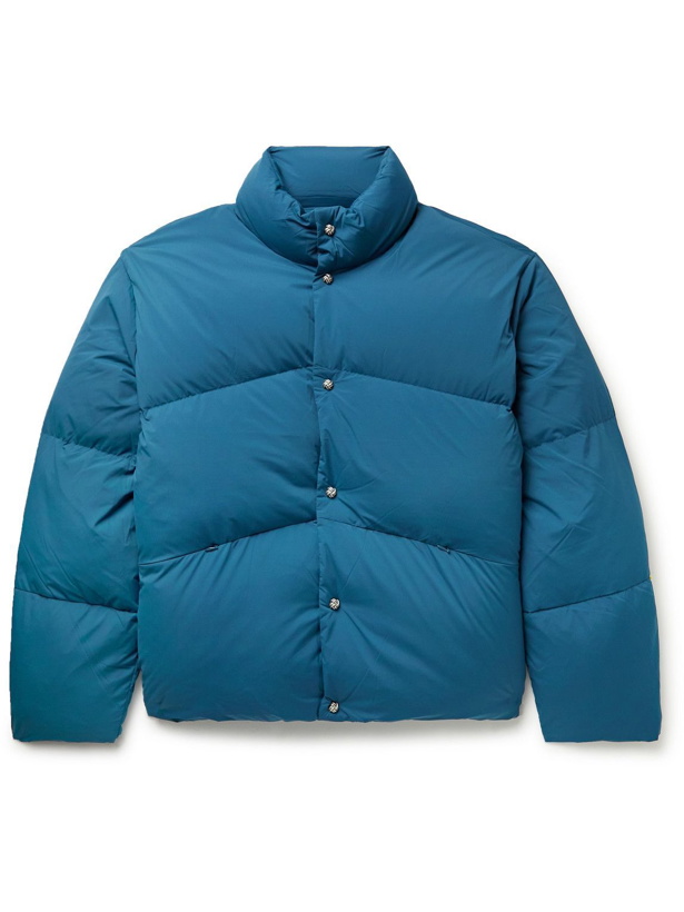 Photo: Acne Studios - Oversized Quilted Nylon-Blend Down Jacket - Blue