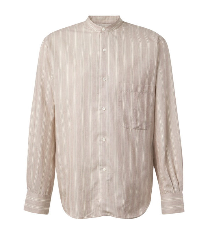 Photo: Stòffa Striped cotton and silk shirt