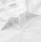 Thom Browne - Slim-Fit Button-Down Collar Grosgrain-Trimmed Cotton Oxford Shirt - White