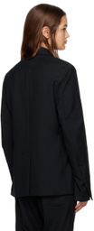 Sofie D'Hoore Black Notched Lapel Blazer