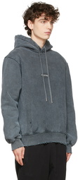 Han Kjobenhavn SSENSE Exclusive Grey Distressed Hoodie