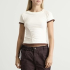 Damson Madder Women's Alicia Short Sleeve T-Shirt in White