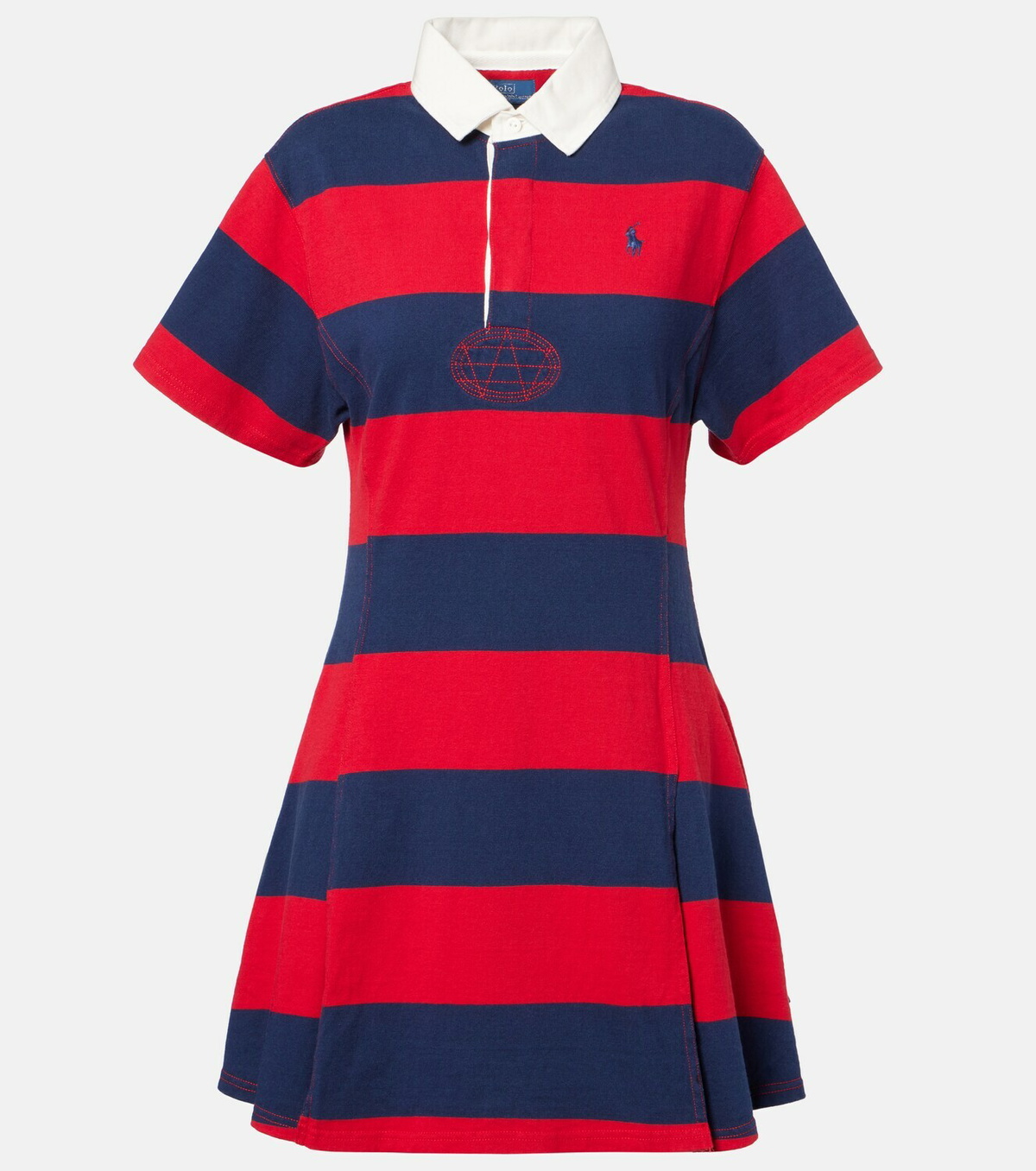 Polo Ralph Lauren Striped cotton jersey polo dress