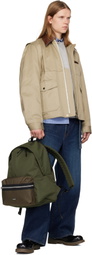sacai Khaki Pocket Backpack