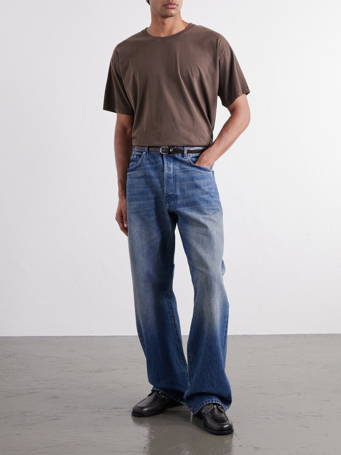 mfpen - Organic Cotton-Jersey T-Shirt - Brown