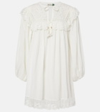 Rixo Inez embroidered cotton minidress