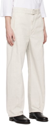 LEMAIRE Gray Twisted Jeans