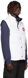 Canada Goose White Freestyle PBI Down Vest