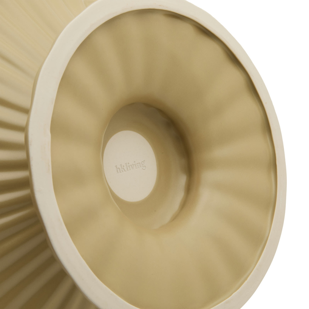 HKliving Ribble Bowl - Large in Beige 