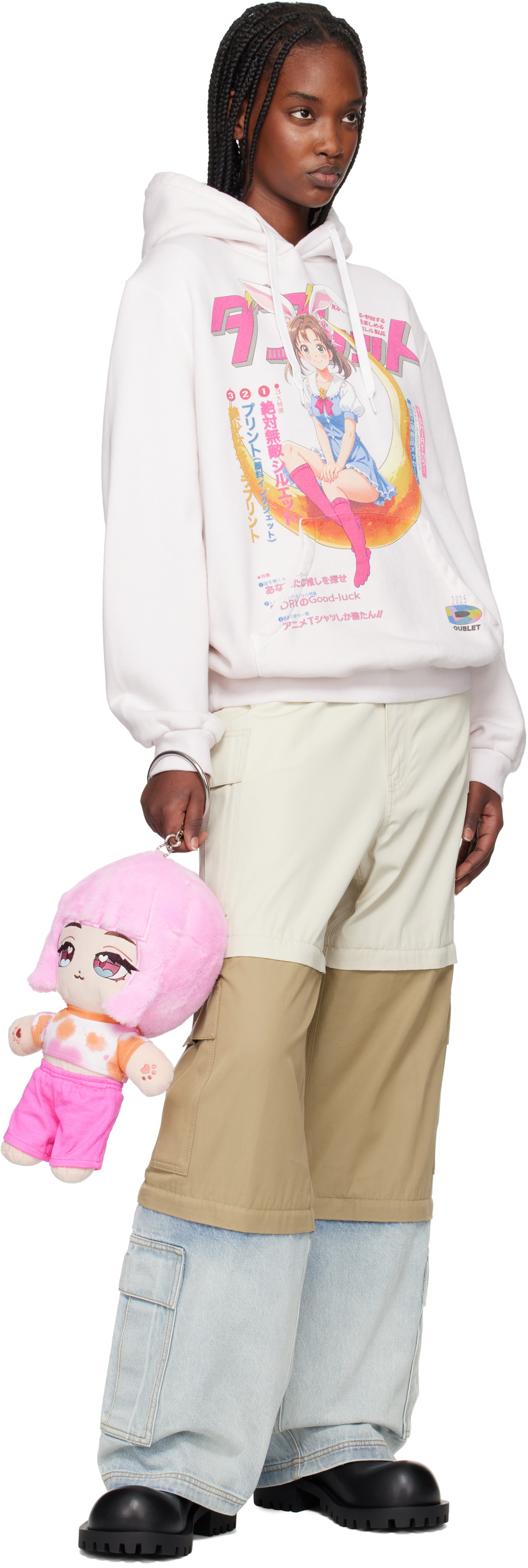 doublet Off-White Anime Print Hoodie Doublet