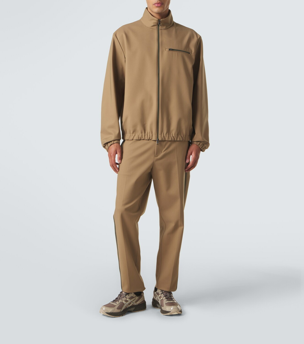 Moncler Cotton-blend straight pants