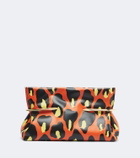 Givenchy Pinch Soft leopard-print leather clutch
