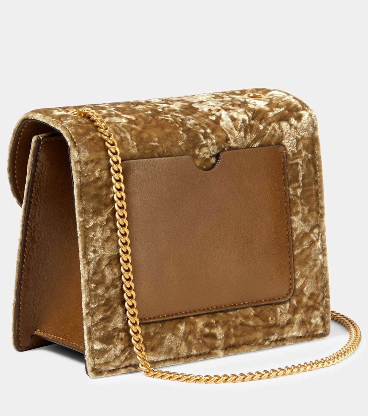 Oscar de la Renta Tro Mini velvet crossbody bag