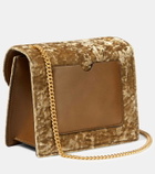 Oscar de la Renta Tro Mini velvet crossbody bag