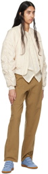 Isabel Marant Etoile Beige Bessime Bomber Jacket