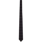 Burberry Black Silk Monogram Manston Tie