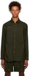 King & Tuckfield Green Patch Pocket Shirt