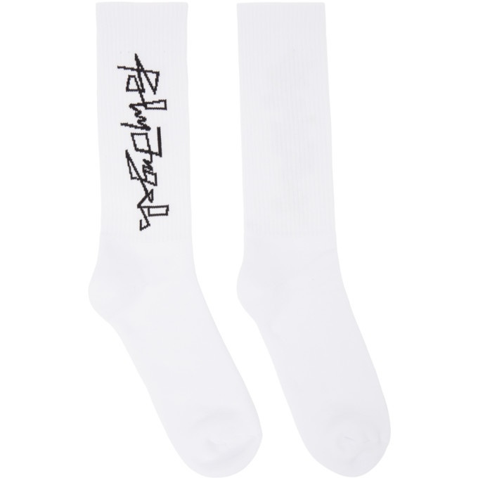 Photo: Palm Angels White Desert Logo Socks