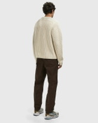 Norse Projects Sigurd Military Rib Crew Neck Beige Mens Pullover