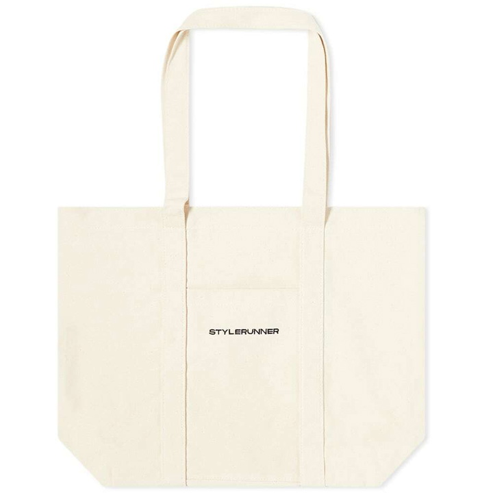 Photo: Stylerunner Women's Logo Canvas Tote Bag in Natural