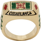 Casablanca Gold Tennis Club Ring