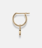 Sophie Bille Brahe Lettre De Mini Cœur 18kt gold single hoop earring with diamonds