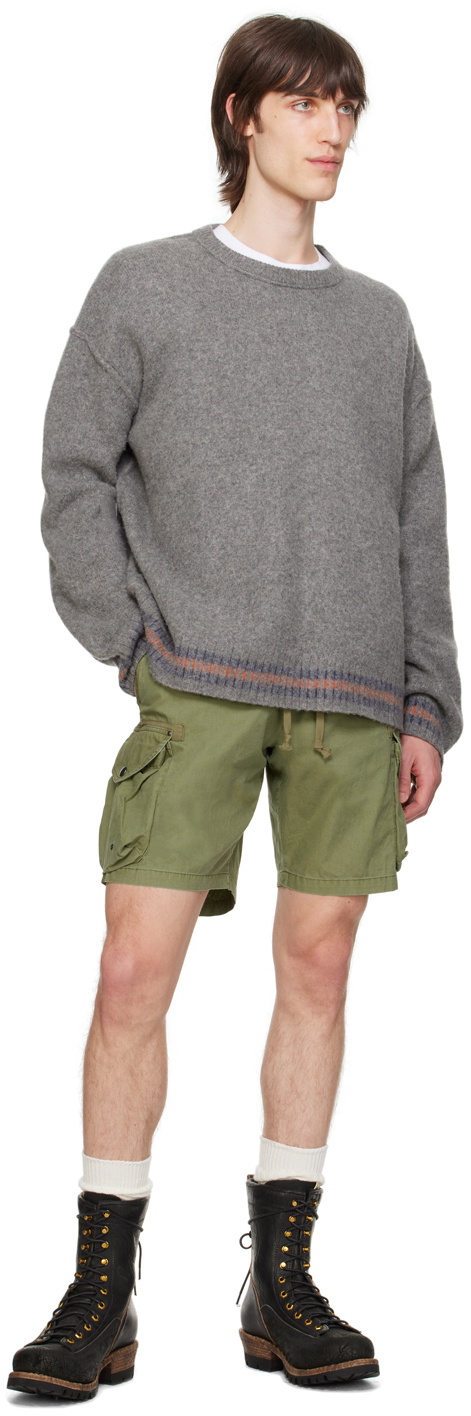 John Elliott Gray Varsity Sweater