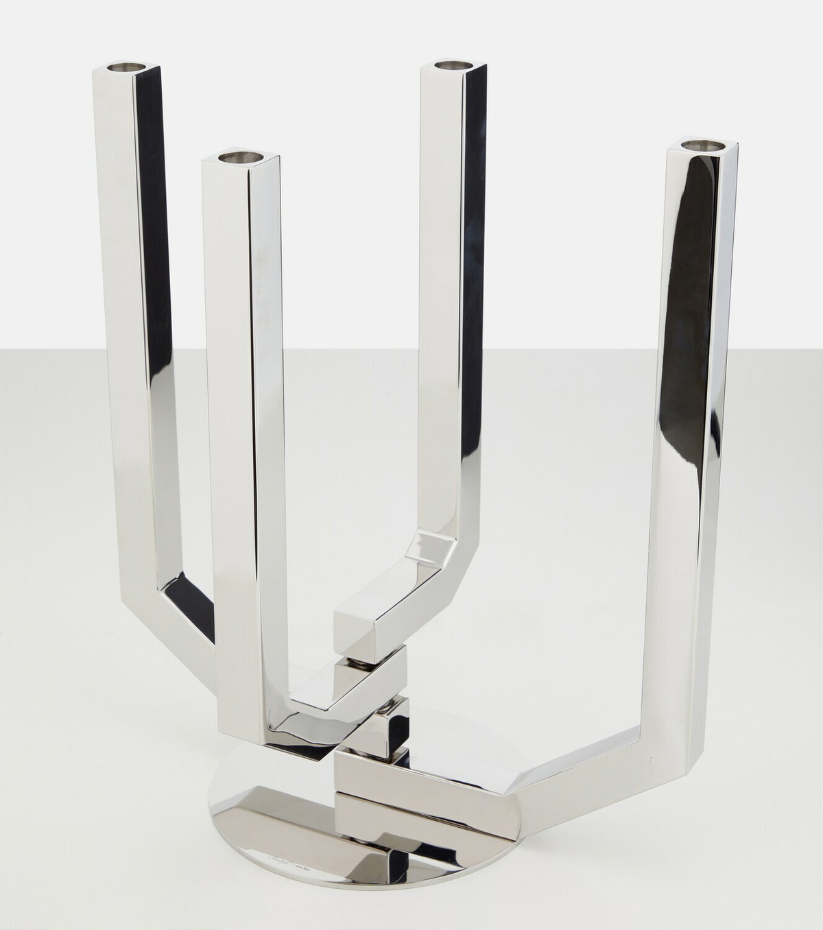 Christofle Arborescence stainless steel candle holder