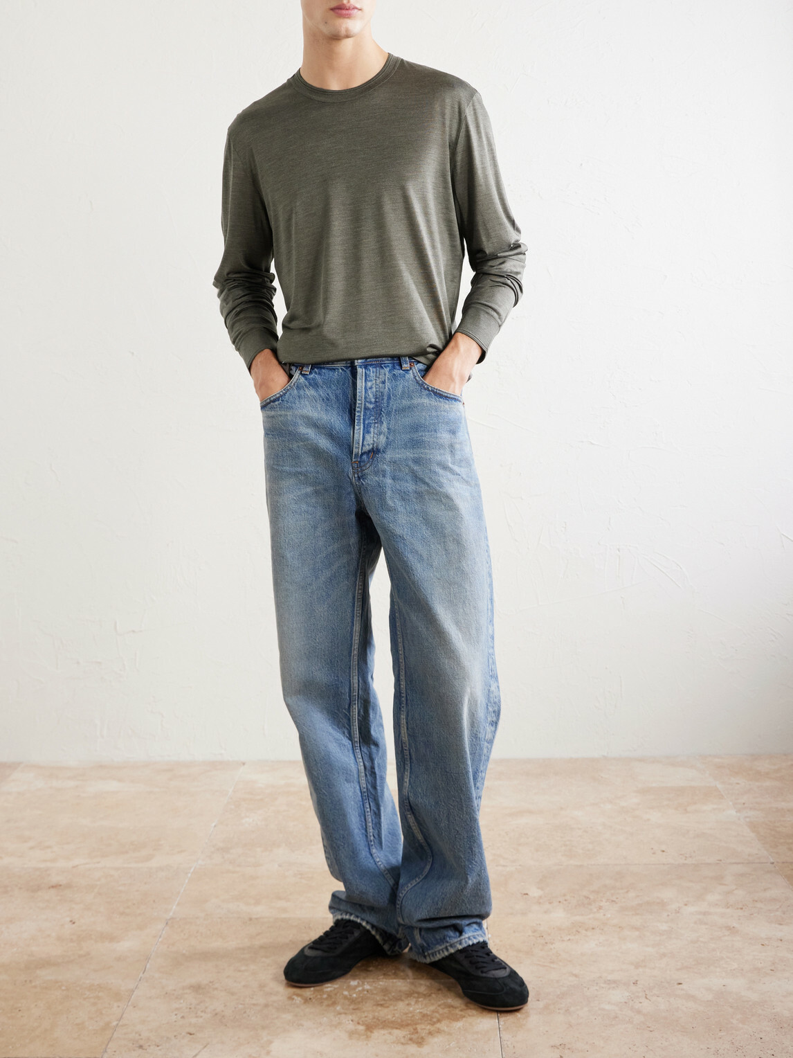 Dolce&Gabbana - Pastello Silk-Jersey T-Shirt - Green