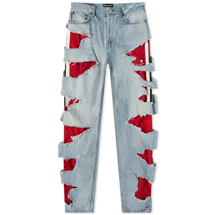 Photo: Balenciaga Slashed Loose Fit Jeans