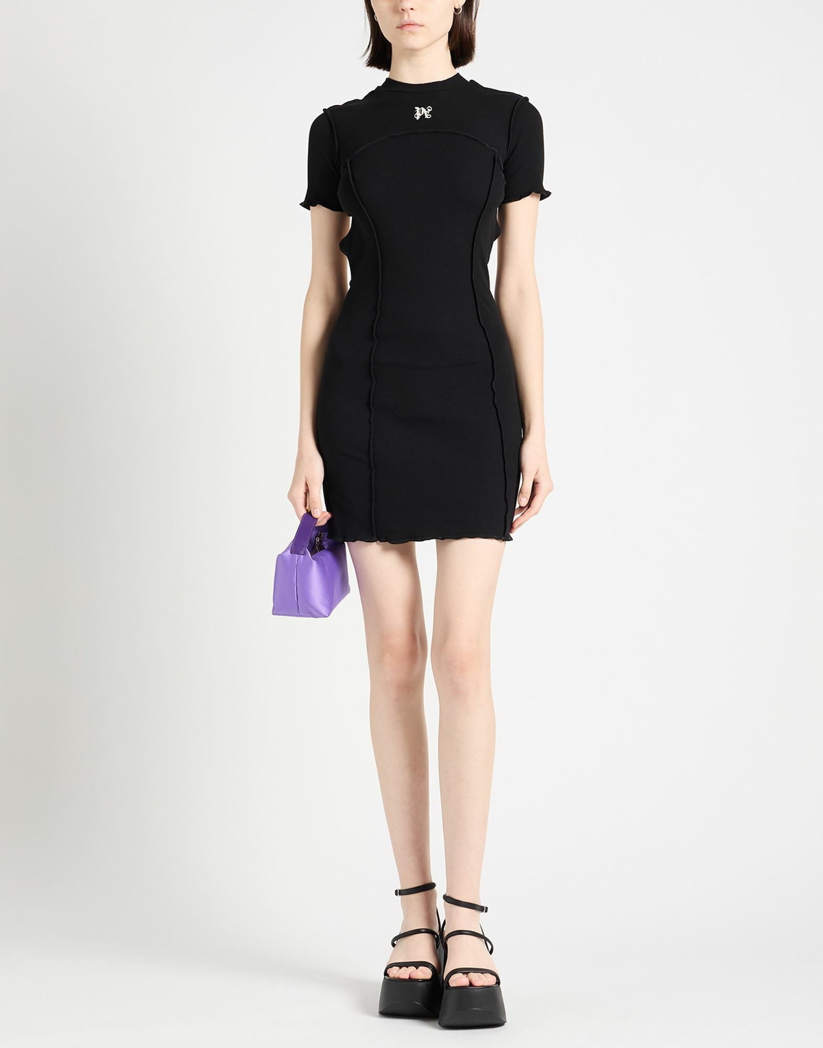 Palm Angels Womens Mini dress in Black