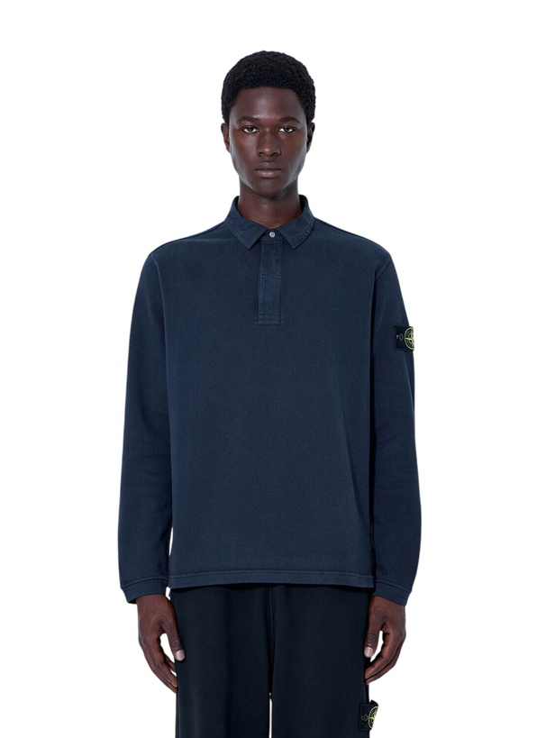 Photo: Stone Island Long Sleeve Polo Shirt