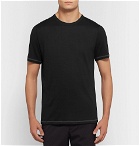 Theory - Cotton and Cashmere-Blend T-Shirt - Black