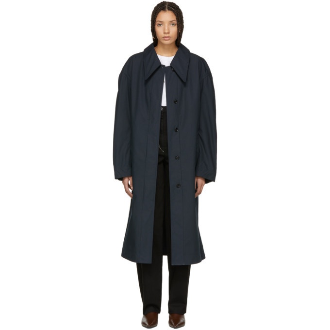 Photo: Lemaire Blue Wide Over Coat