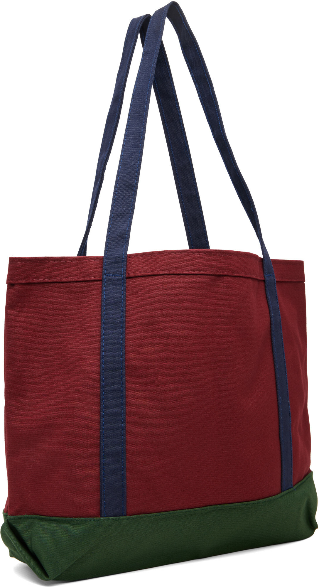 Noah Red Tri-Color Logo Tote