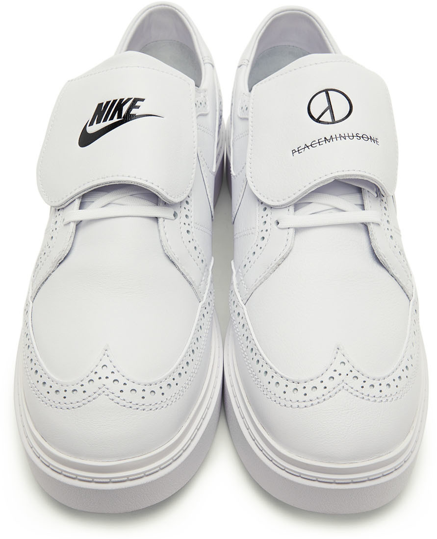 Nike White PEACEMINUSONE Edition Kwondo 1 Sneakers Nike