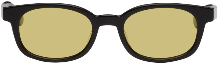 Photo: FLATLIST EYEWEAR Black 'Le Bucheron' Sunglasses
