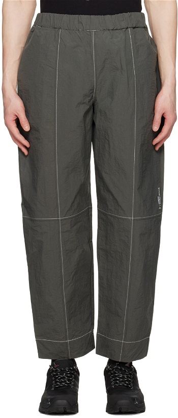 Photo: Afield Out Gray Stitch Trousers