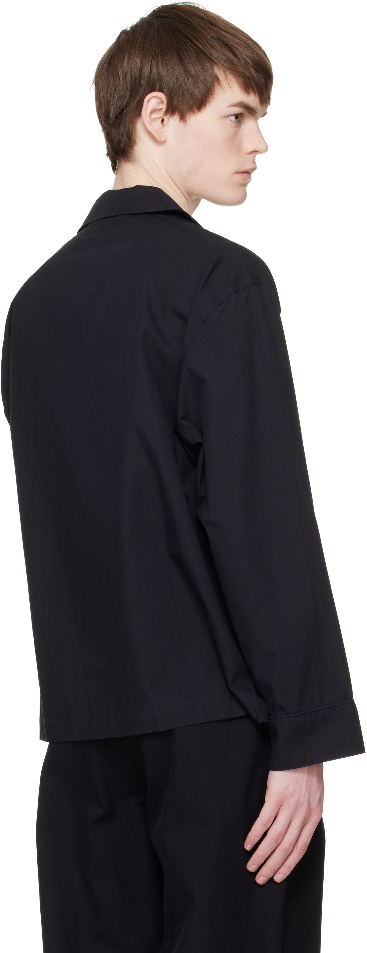 Entire Studios Black LS Pajama Shirt