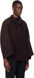 HOMME PLISSÉ ISSEY MIYAKE Brown Wear Or Wrap Jacket