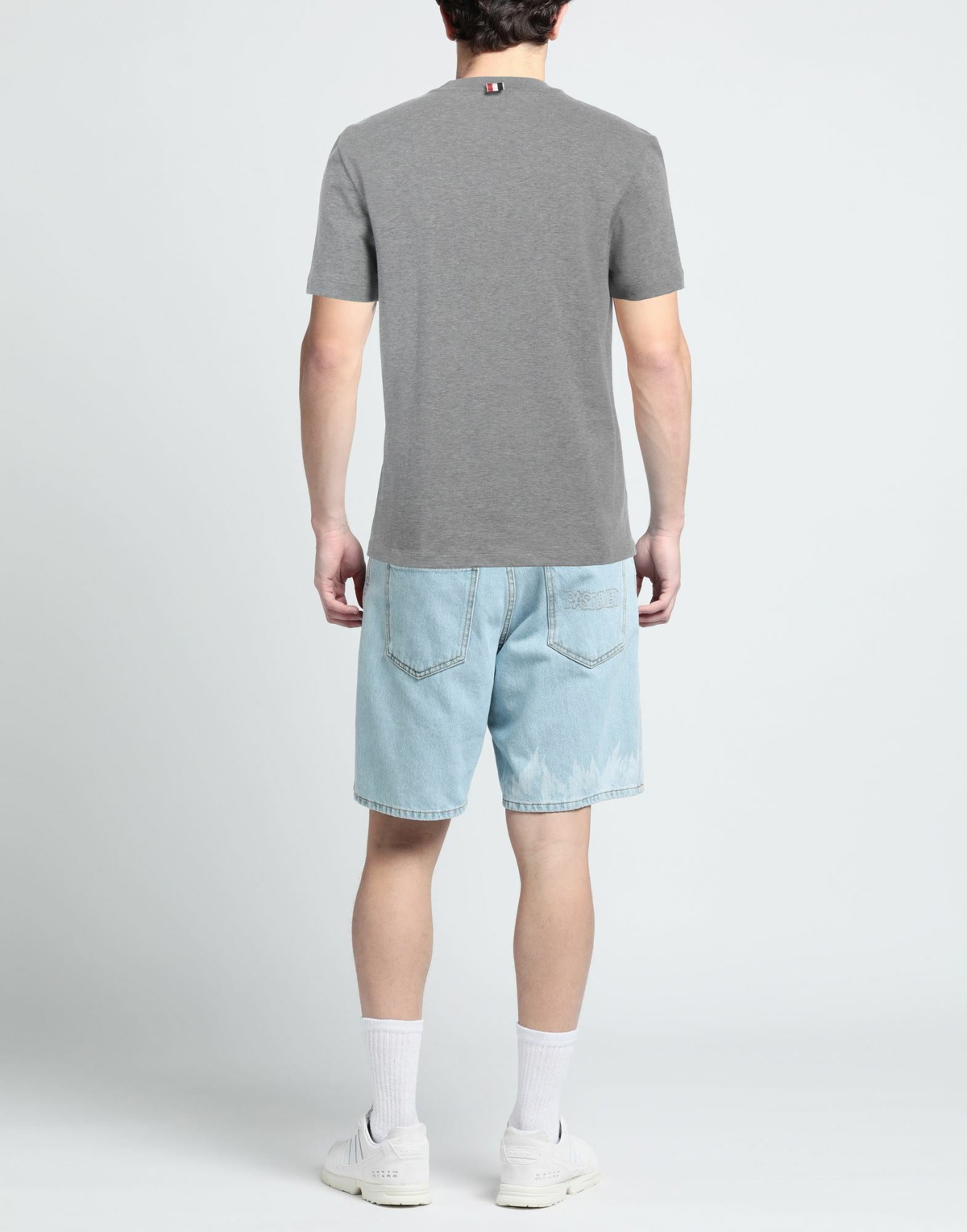 Thom Browne Mens T-shirt in Grey